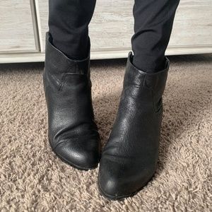 Cute black ankle booties